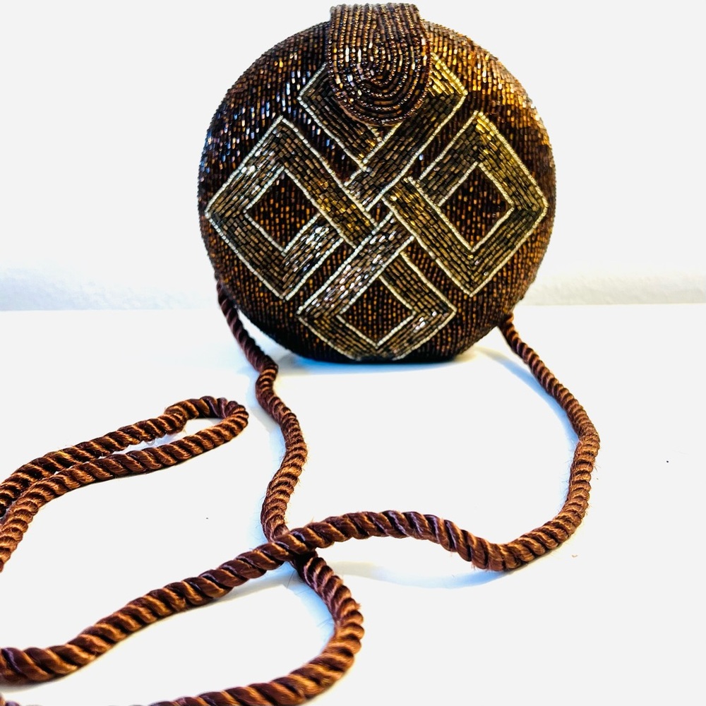 Mary McFadden 1990’s Beaded Evening Bag.